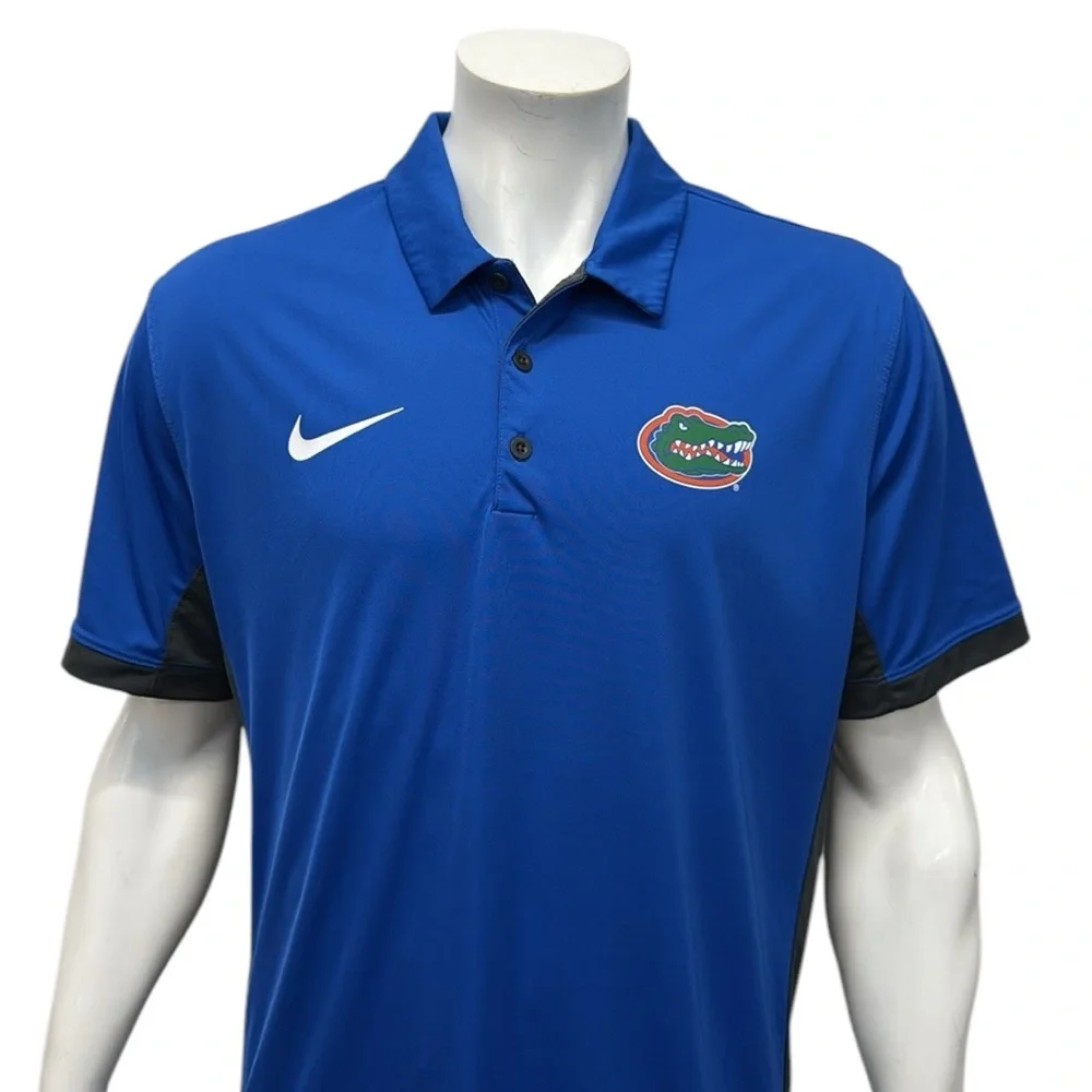 Nike Dri Fit University of Florida Gators New Era Sideline Golf Polo Shirt XL